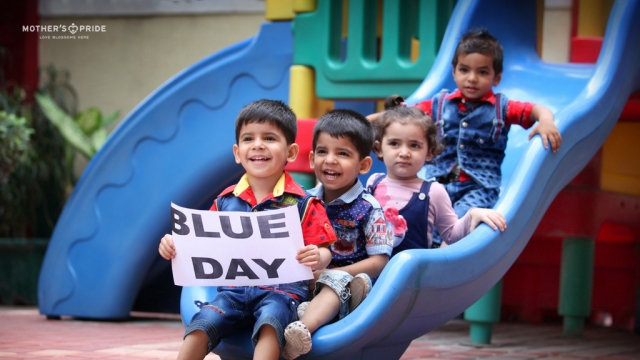 MOTHERS PRIDE BLUE COLOUR DAY