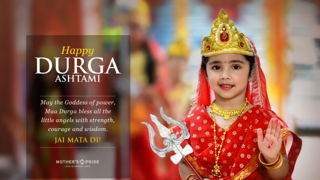 MAY MAA DURGA SHOWER HER BLESSINGS ON ALL OUR LITTLE PRIDEENS