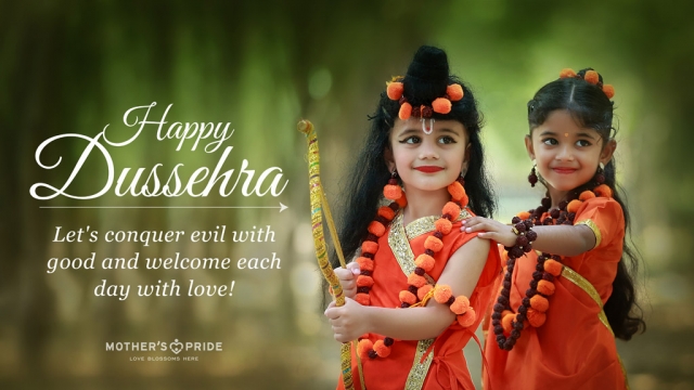 TINY TOTS CELEBRATE THE VICTORY OF GOOD OVER EVIL ON DUSSEHRA